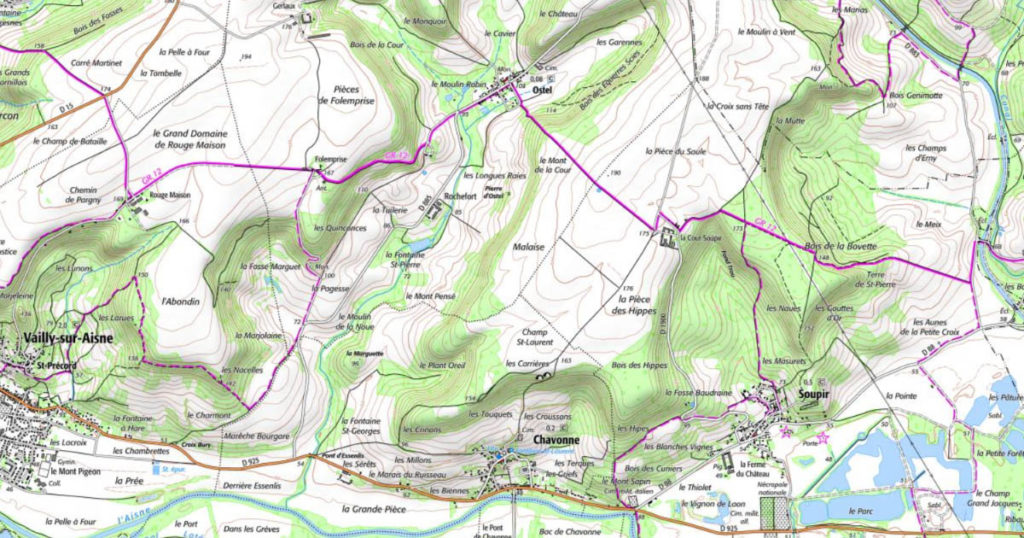 GR12 dans l'Aisne