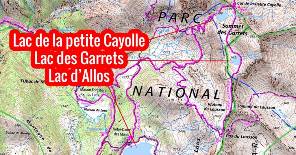 Rando 3 lacs autour d'Allos