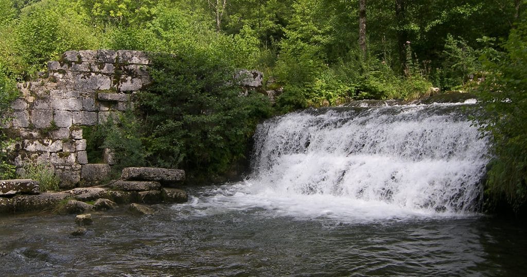 Le moulin Jeunet : 6ème cascade du hérisson